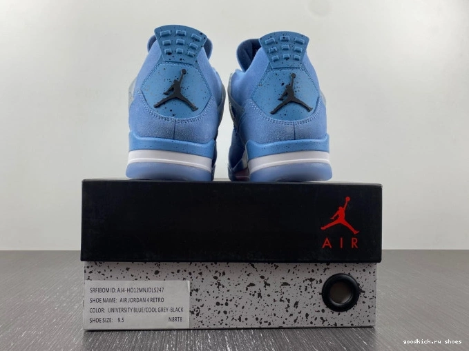 Cheap UNC Jordan Retro 4 HO12MNJDLS247 (PE) 0713